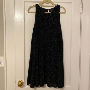 Adrienne Vittadini Velvet Swing Dress